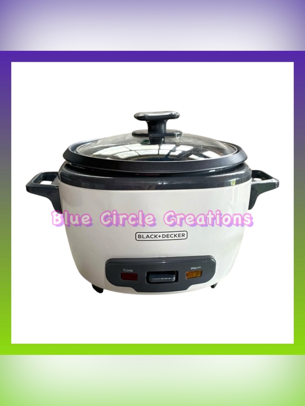 BLACK+DECKER Small Electric Rice Cooker 14 Cup Cooked/7 Cup Uncooked - Picture 16 of 16